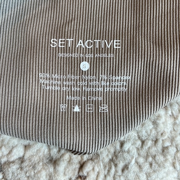 Set Active SCULPTFLEX™ RIBBED ONE SHOULDER - SAND - Picture 2 of 2